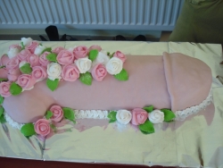 #в200 (18) торт на девичник член в цветах